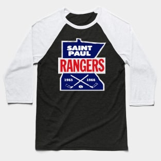 Defunct St. Paul Rangers Hockey Baseball T-Shirt